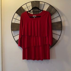 Susan Graver layered blouse